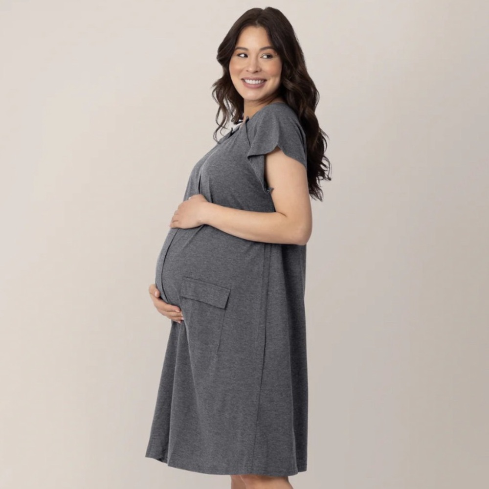 Kindred Bravely Universal Labor and Delivery Gown, 1X-2X